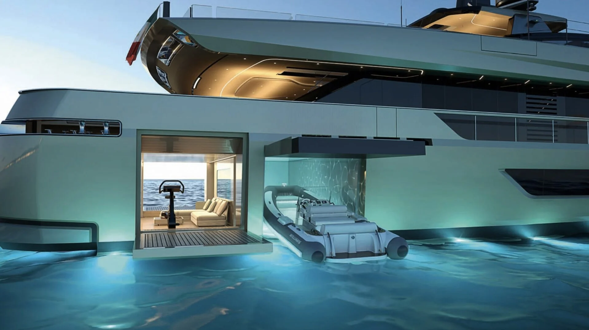 PANAM yacht detail