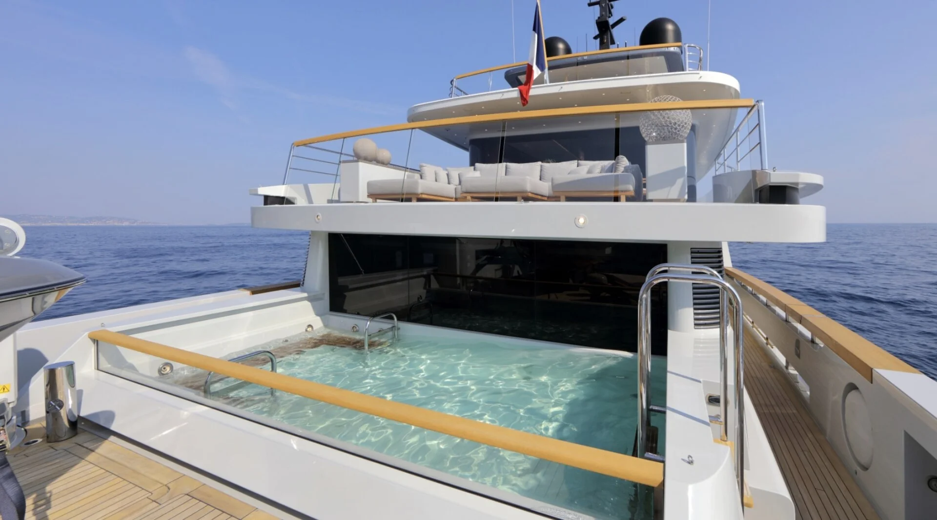 X yacht interior