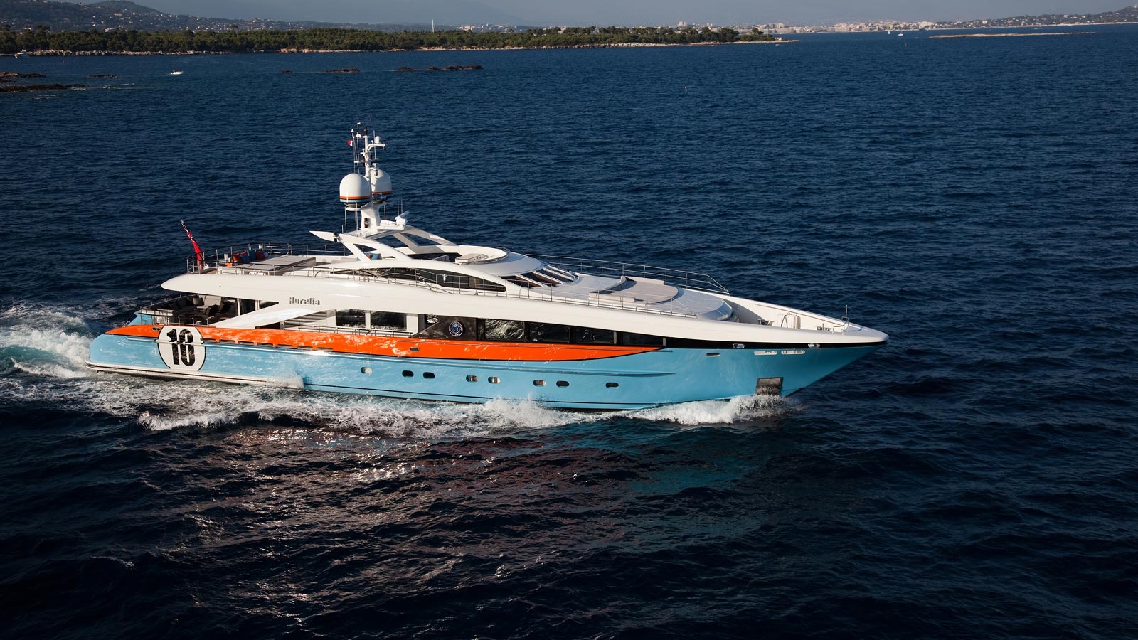 Aurelia — 37.3m luxury yacht Aurelia luxury yacht charter French Riviera