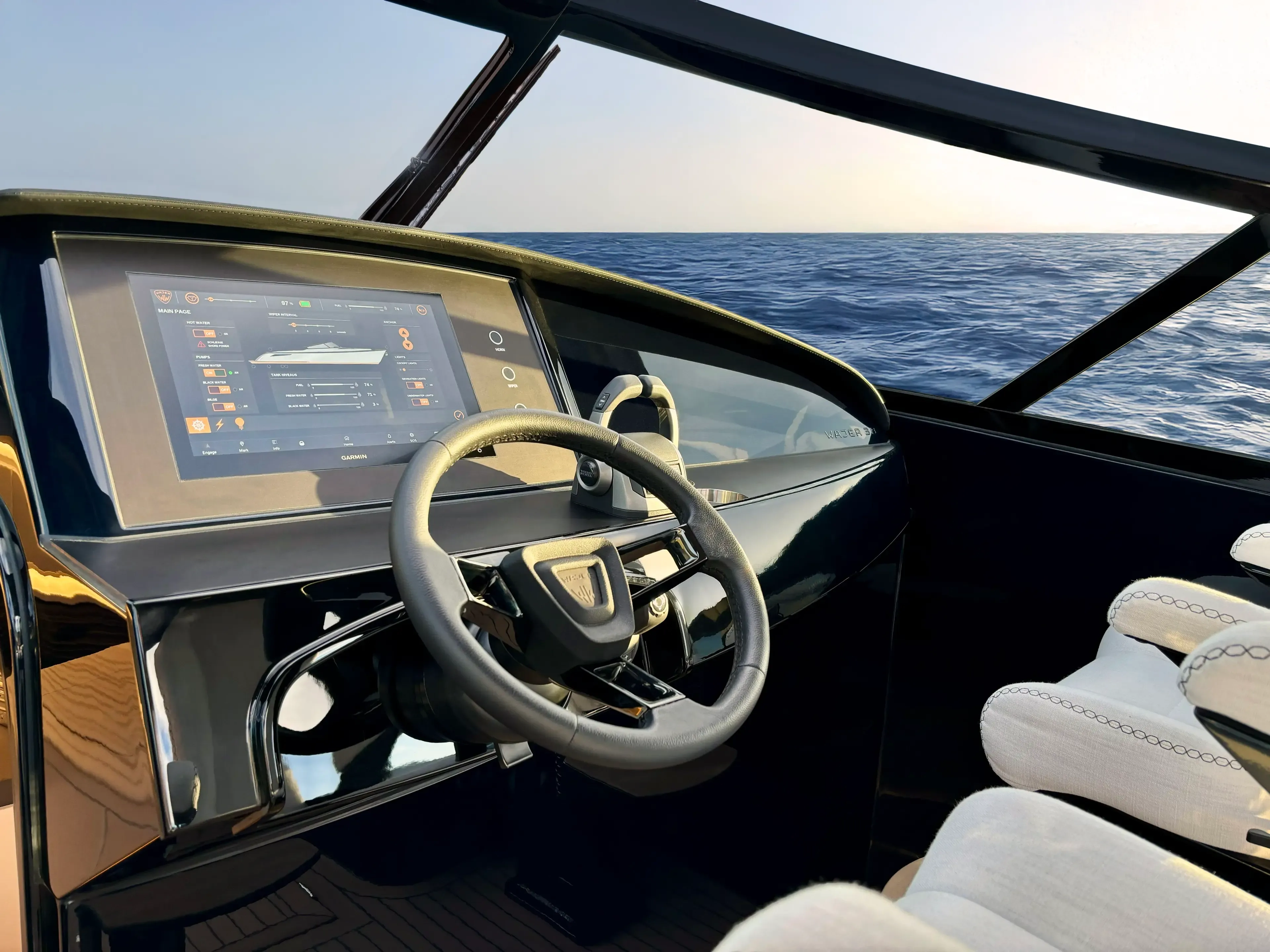 Wajer 38 yacht detail