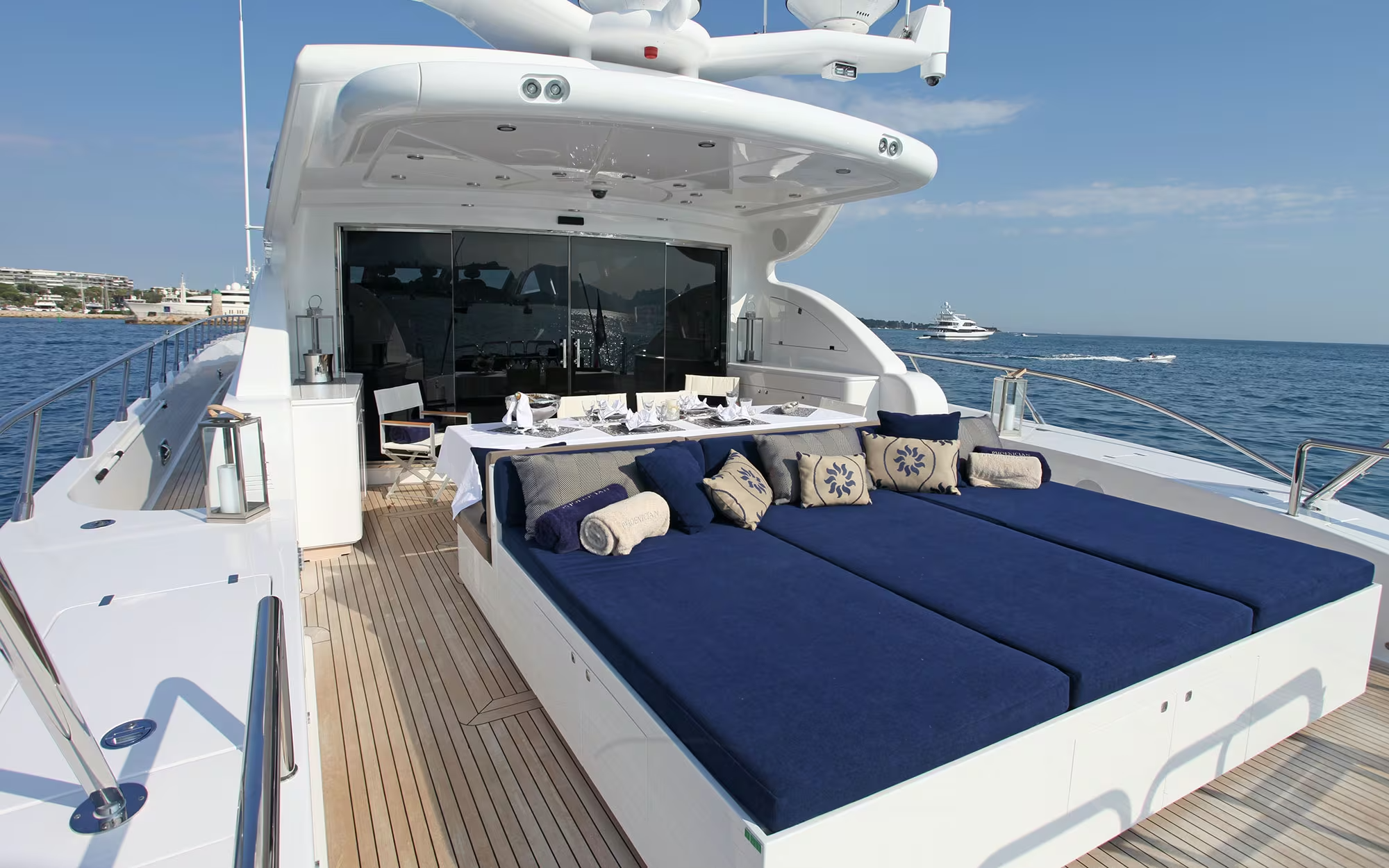 Phoenician  yacht detail