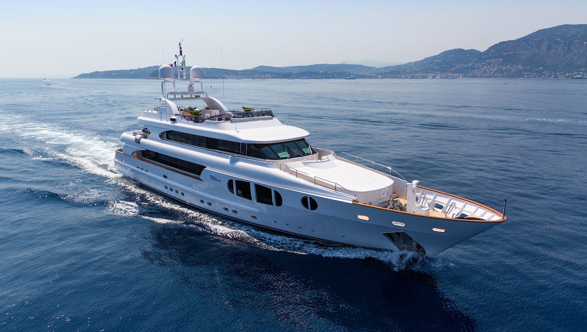 Bina — 43.25m luxury yacht Bina luxury yacht charter French Riviera
