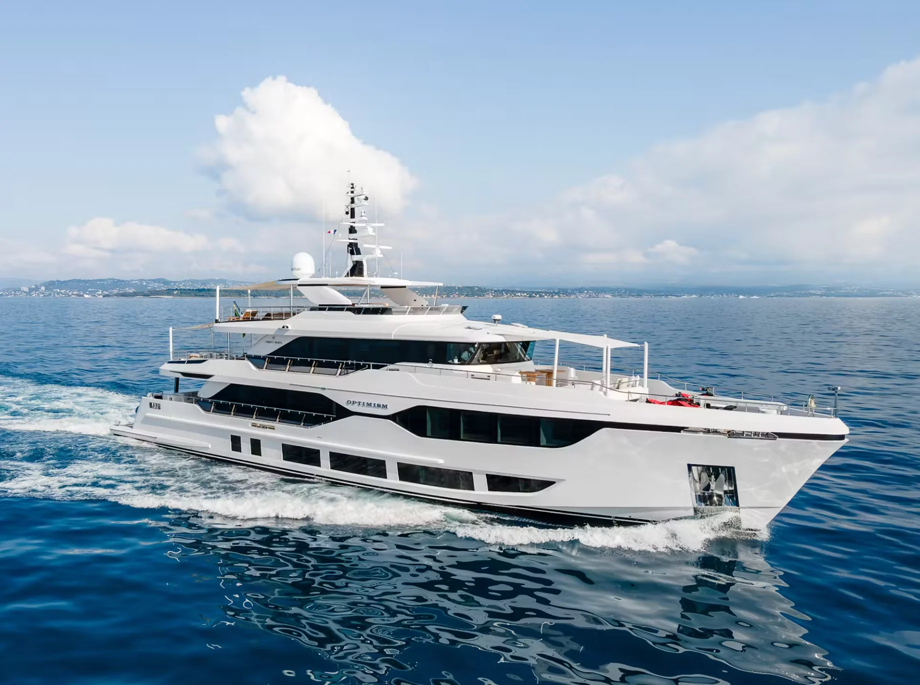 OPTIMISM — 37m luxury yacht OPTIMISM luxury yacht charter French Riviera