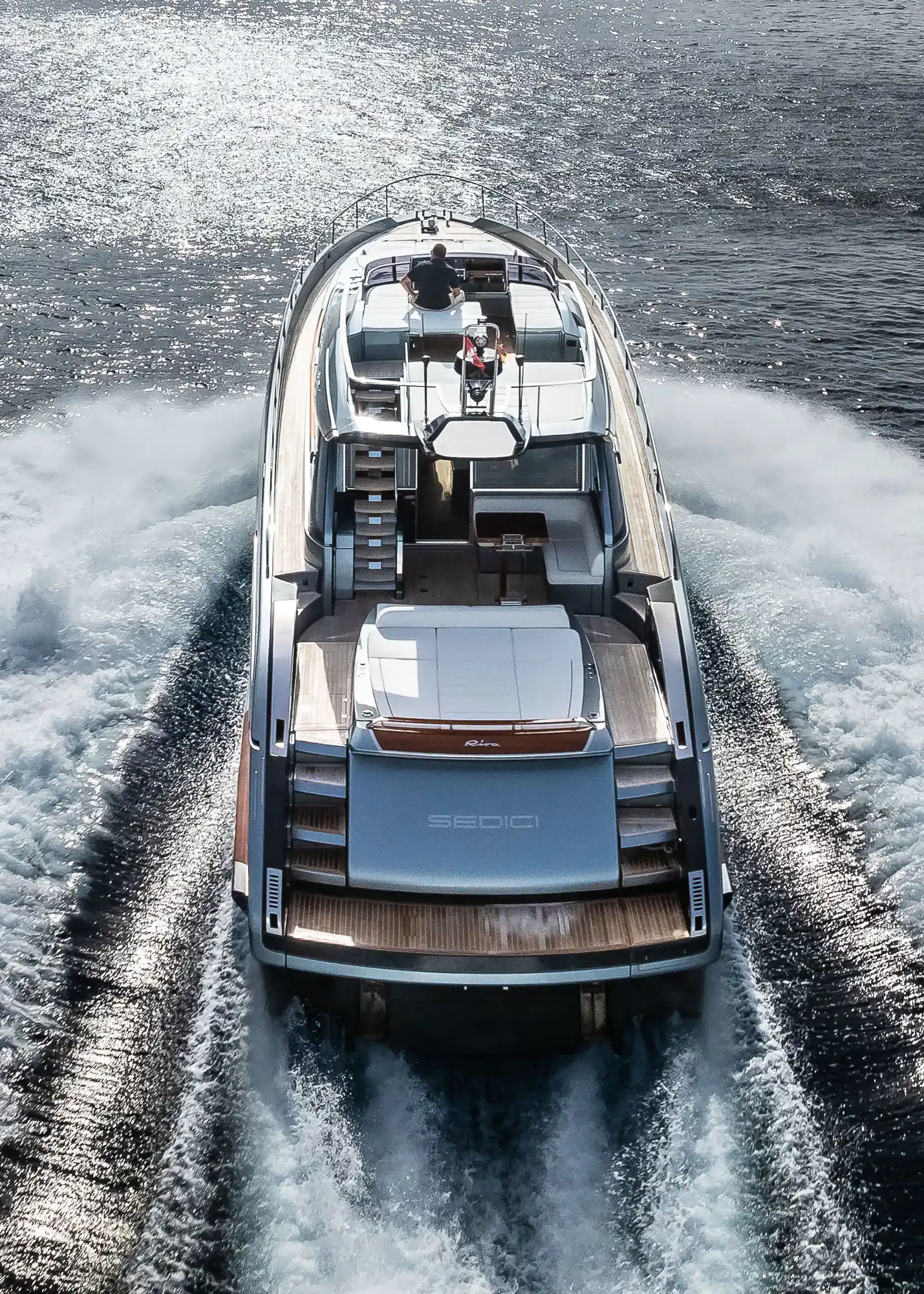 RIVA 66 yacht detail